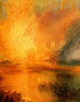 The Burning of The Houses of Parliament [detail 1] by Joseph Mallord William Turner